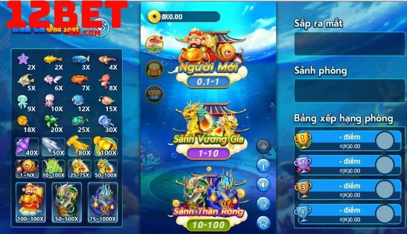 Bắn Cá 3 Kho game cược bắn cá đổi thưởng 12BET